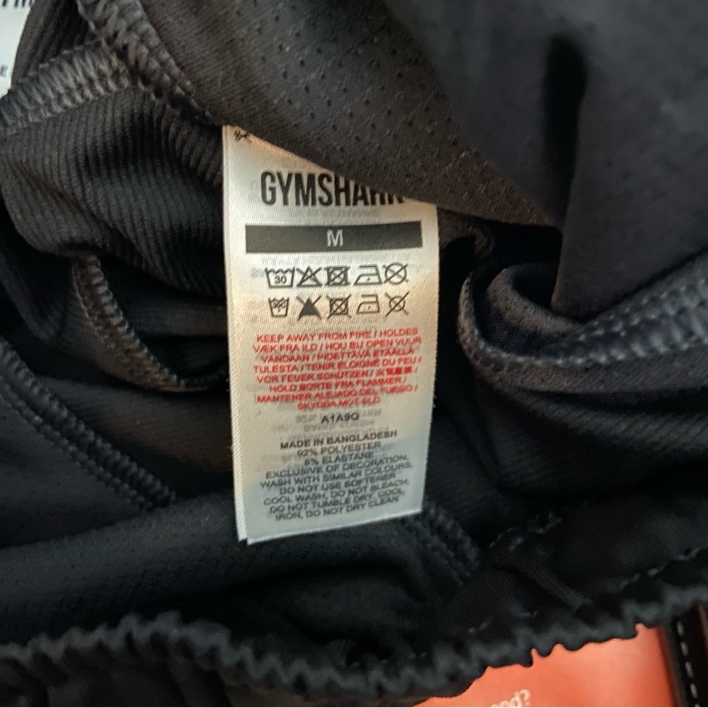 NWOT GYMSHARK Sport Stripe Joggers - Black - Men's Medium - Picture 6 of 6